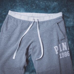 Pink Grey Sweatpants